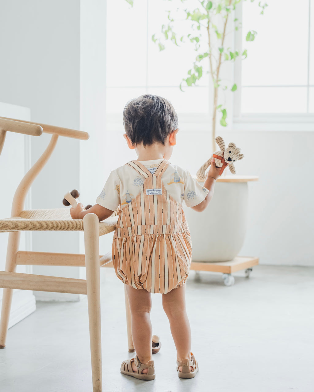 Salopette  -lce stripe-