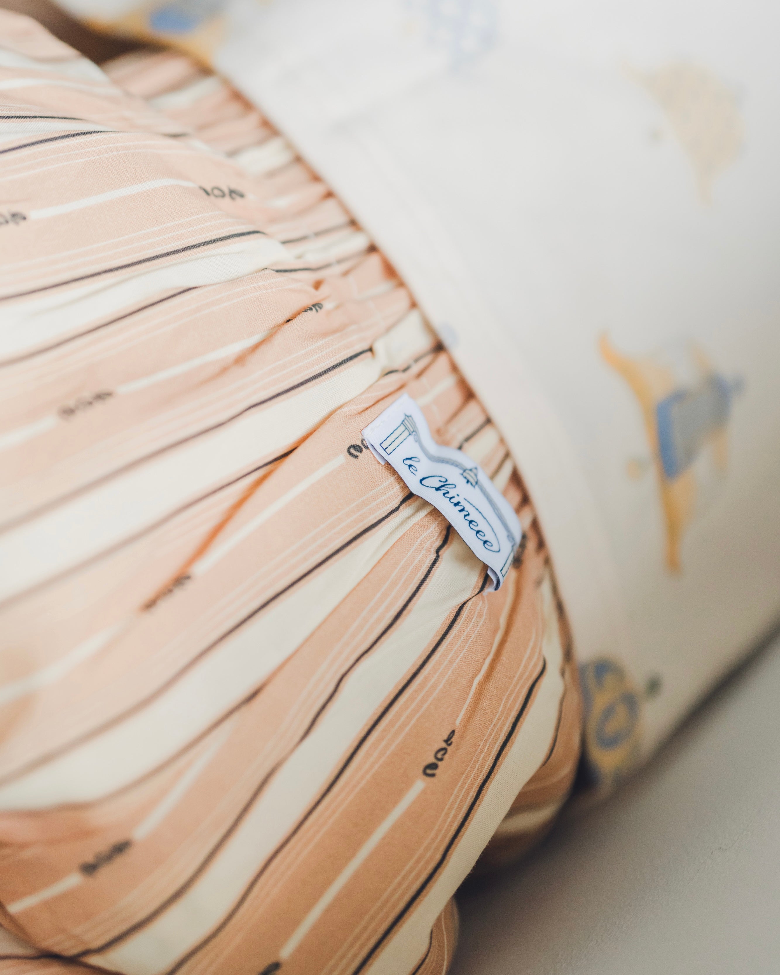 Straight Pants -lce stripe-