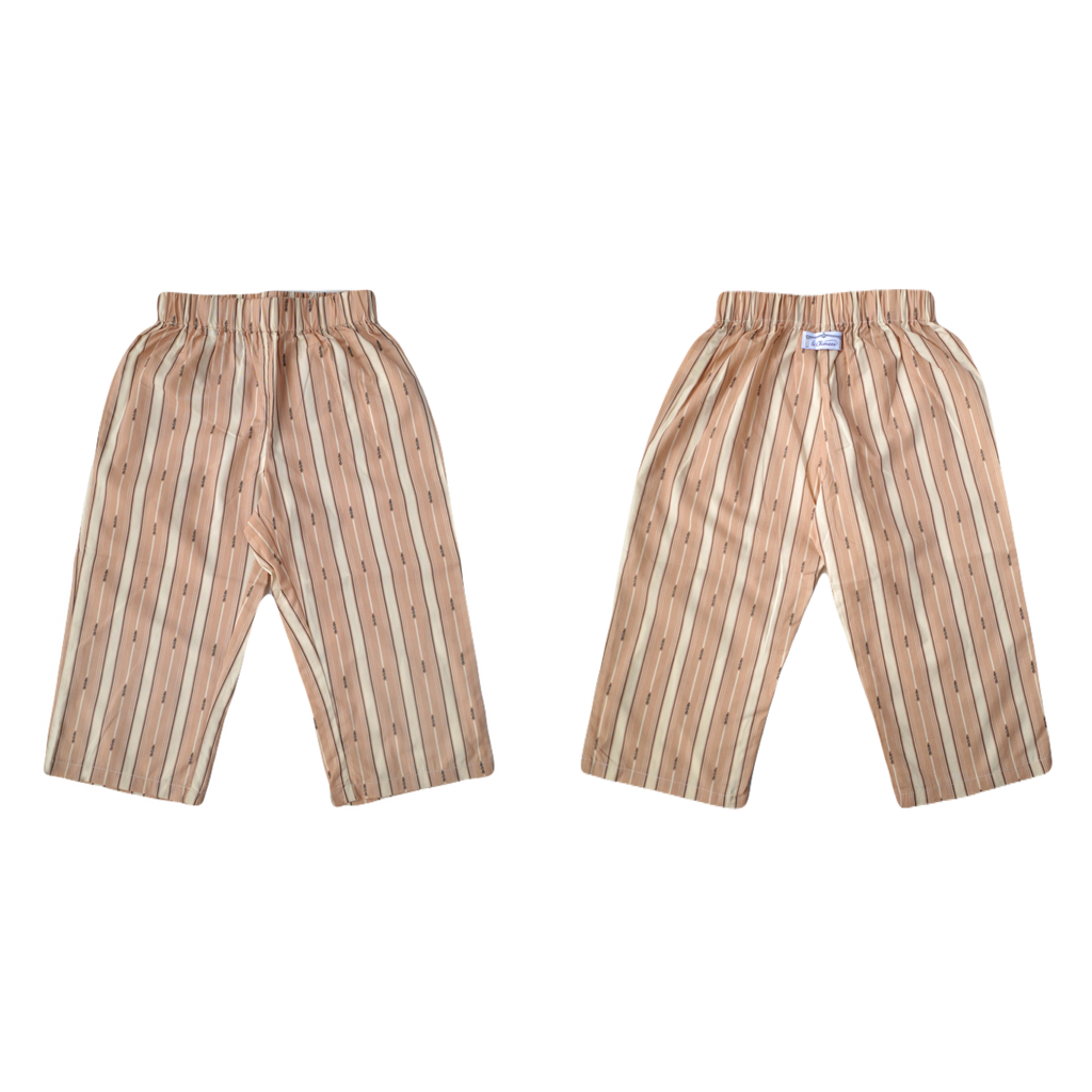 Straight Pants -lce stripe-